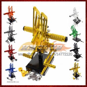 Regulowany motocykl CNC Foot Restpeg tylny zestaw Pedal dla Honda CBR1000 CBR 1000 RR 1000 CCC CBR1000RR 06 07 2006 2007 CNC Foot Pegs Footrest Yotholors 8Colors 8Colors 8Colors 8 Colors