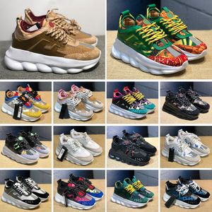 Tasarımcı Günlük koşu Ayakkabıları Chain Reaction Wild Jewels Chain Link Trainer Sneakers 2024