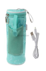 USB Baby Bottle Warmer Heater Insulated Bag Travel Cup Portable In Car Heaters Drink Warm Milk Thermostat Bag For Feed born 2205124719226