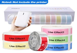 Mini-étiquette imprimante étiquette de papier imperméable Prince Prince Pure Color ScratchResting Paper D115612796