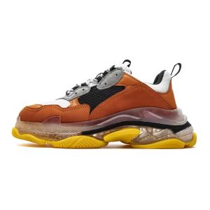 2024 Designer Triple S Männer Frauen Casual Schuhe Track Für Männer Frauen Designer Laufschuh Plattform Turnschuhe Klare Sohle Schwarz Weiß Grau Rot Rosa B Bug