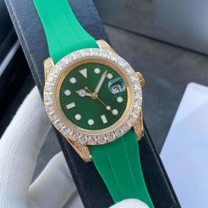 H￶g kvalitet 41mm AAA Men's Automatic Mechanical Watch Mens Diamond Watches Tape Watchband Men rostfritt st￥l f￤llbara buckl221x