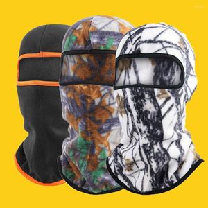 Camas de ciclismo Balaclava Motorciclo Mens camuflagem Inverno Warm Ski à prova de vento Tactical Face Mask Sports Outdoor Sports