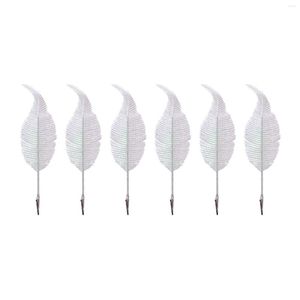 Christmas Decorations Tree Pack Of 6 Glitter Clips Leaves Ornament For Wedding Part