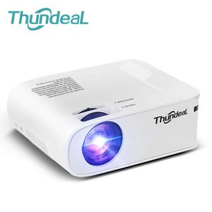 Projectors Thundeal TD93 Projector 5G WiFi Full HD 1080p Projector Big Screen Android Proyector 3D Theatre 2K 4K Portable Video LED Beamer T221217