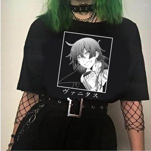 T-shirt da uomo T-shirt da donna da uomo Top The Case Study Of Vanitas Girocollo aderente Soft Anime Manga Tee Shirt Abbigliamento