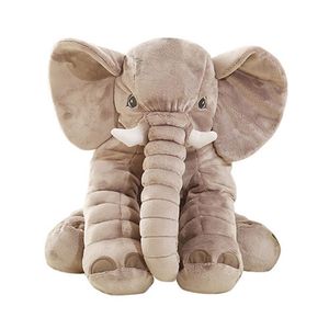 40 cm Plush Elephant Toy Baby Sleeping Back Cushion mjuk fylld djur kudde elefant docka nyfödda lekkamrat docka barn leksaker