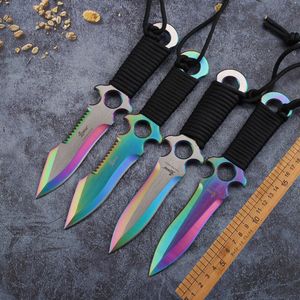 Ghost Fire Double Throwing Knife 420 Blade Coltelli da campeggio all'aperto due confezioni