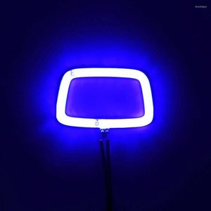 12V 2W Blue Color LED Ringljus för bildekorationslampa DIY Anpassa DC12V Auto Lighting Bulb Accesseries