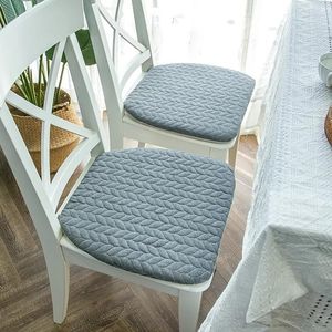 Kudde Pure Cotton Simple Nordic Hushåll Matstol Mat Fyra säsonger Pall Pad Office Thicked Seat Non-Slip