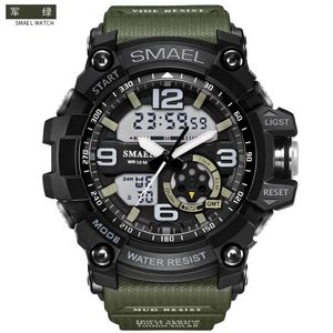 ساعات Smael SL1617 Relogio للرجال الرياضية قاد Chronograph Wristwatch Military Watch Digital Watch Good Hight for Men Boy296r