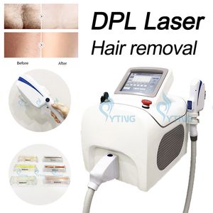 Máquina de depilación láser DPL, rejuvenecimiento de la piel, vasos sanguíneos rojos vasculares, manchas faciales, equipo de eliminación de pecas y acné