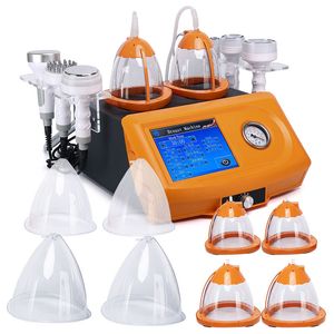 Factory price 8 in 1 body slimming Bum Lifting Breast Enlargement 80k Cavitation Therapy Vacuum Butt Cupping Machine Vacuum Bust Enhancer Equipment