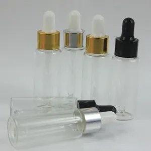 50st/parti 20 ml eterisk oljeflaskor glas flytande reagens pipett flaskögon dropper droppe aromaterapi som säljer provbehållare