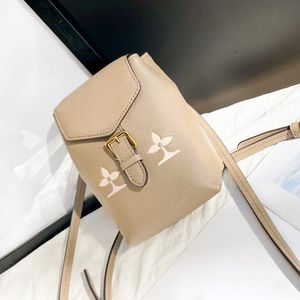 Genuine Leather MIN designer luxury Backpack M80738 M80596 TINY fashion Handbag Shouler school Bag Shoulder Bags Black Letter Embossing Evening accessories bag