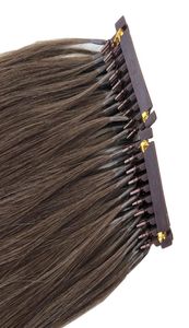 2022 neuestes 05gs 150g 300strands European 6d Human Hair Extension 16 18 20 22 24inch Brasilian Ash Blonde4540805