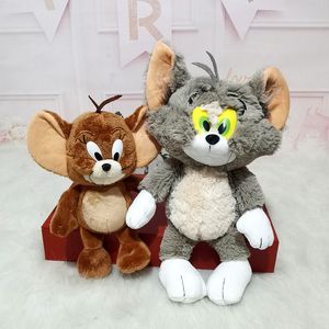 Manufacturers wholesale 40cm cat and mouse plush toys cartoon film and television peripheral dolls for children's gifts