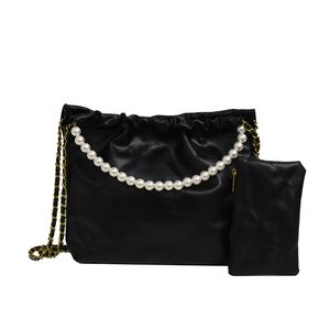 Bolsa de mão de designer de pérolas para moda feminina 2 conjuntos bolsa de mão bolsa feminina bolsa feminina C6605