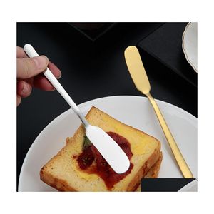 Knives Cheese Mti Purpose Butter Knife Stainless Steel Jam Spreader Cake Piknife Cream Tool Cutlery Flatware Gift Zl0252 Drop Delive Dhffm