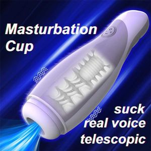 Sex toys massager Male Sexy Toys 3 In 1 Sucking Machine Vibrator Automatic Masturbators Onahole Blowjob Realistic Vagina Adult Goods For Men