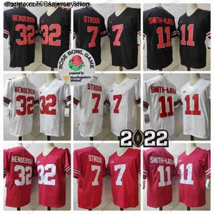 7 C.J. Stroud Jersey Men NCAA Football Ohio State Buckeyes Chris Olave Treveyon Henderson Jaxon Smith-Njigba