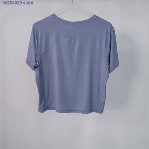 Nytt trendigt yogamärke Lu's T Shirts 2023 Women's Suit Action Always Short Sleeve Style Modal Loose Hate