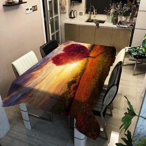 Mesa de mesa escritorio de toallita rectángulo mantel de mantel para el marco marino impresión digital té matrimonio té decoración del jardín del hogar