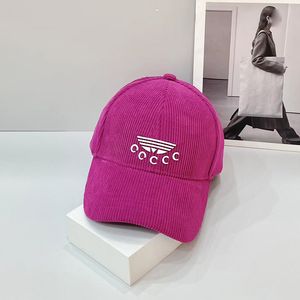 Chapéus de designer Baseball Cap moda de inverno Simple estilo confortável tamanho respirável pode ser ajustado