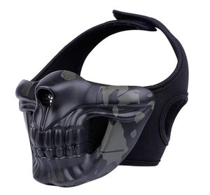 Cadılar Bayramı Kafatası Maskesi Açık Alan Maskeleri Airsoft Paintball Tractical Hood Glory Şövalye Maskesi CS Taktik Koruyucu Ekipman2073666