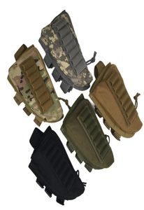 Pacotes táticos da cintura rifle sgun buttstock bochecha rifle rifle shell shell nylon revista molle bolsa holder3477995