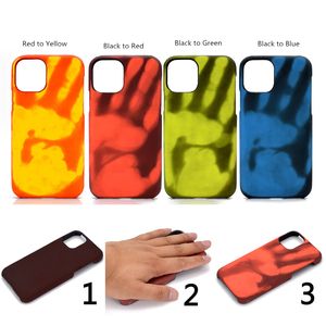 Thermal Temperature Change Mobile Phone Cases Shockproof CellPhone Case Heat Reactive for Apple iPhone 14 13 12 11 Pro Max 14Plus 7 8 XR X XS Compatible Back Cover