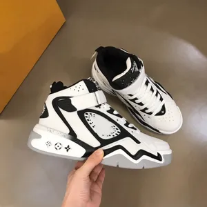 Дизайнерские мужчины Virgil Trainer Abloh Баскетбол обувь телячья кожа кроссовки белый зеленый красные синие дрессировщики накладывают платформу высокий топ кроссовок размером 38-46 102