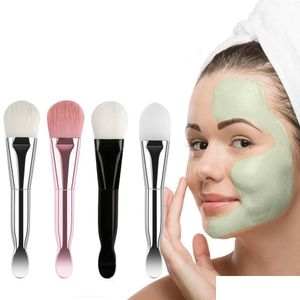 Diğer Ev Bahçe Yüz Maskesi Fırçası Taşınabilir Yüz Cilt Bakımı Güzellik Kozmetik Aracı Fan Şeklinde Profesyonel Makyaj Damlası Teslimat DH2EE
