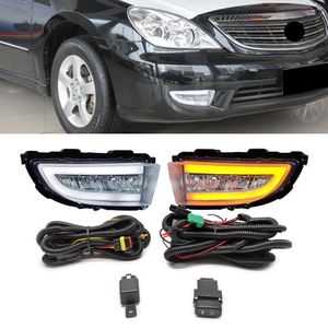 1 Definir LED DRL DIA DIA CONSULHAR A LUZ DE NEVELA LIGADO FEZ FOG FOG LIGHTILL PARA MITSUBISHI LANCER 2004 2005 2006