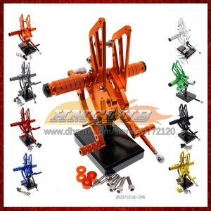 Motorcykel justerbar CNC fotst￶d Fotpedpedal f￶r Yamaha FZR 400R FZR 400 FZR400 R RR FZR400R 92 93 94 1992 1993 1994 CNC FOT PEGS FOOTREST RESET 8Colors