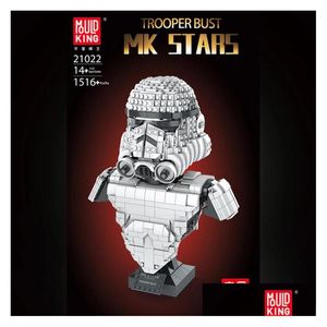 Lepin Blocks Moc Mod King 21022 Trooper Bust Display Building Set Without Original Box For Adts Collectible Gift Modelhy Drop Delive Dhbxk