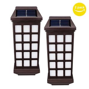 LED Retro Solar Wall Light