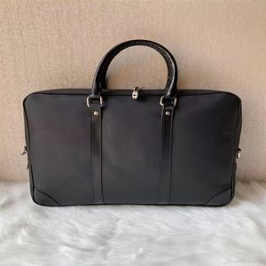 men briefcase luxury business package s laptop bag leather messenger packages clutch handbag OL Busines file storag women175V