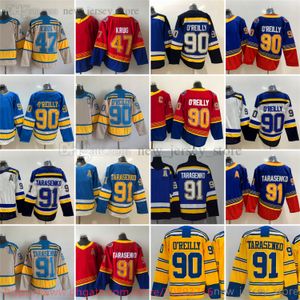 Filme College Ice Hockey usa camisas costuradas 90ryano'reilly 91vladimirtarasenko 47toreykrug homens jovens mulheres em branco Jersey