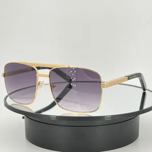 Solglasögon för män Kvinnor Summer 0259 Stil Anti-ultraviolet Retro Plate Full Frame Eglasses Random Box