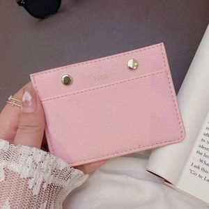 Luxury Designer Card Holders Black Leather Coin Purses Fashion Mens Wallet Womens Purse Double Sided Passport Clip Credit Cards Holder Holder Holder