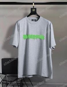 xinxinbuy män designer tee t shirt paris graffiti bokstäver tryck kort ärm bomull kvinnor grå vit svart grön xs-l