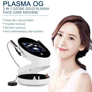 Laser Machine 2 in 1 Ozone Gold Plasma Lift Therapy Facial Best Beauty Salon Use Plasma R-F Freckles Skin Rejuvenation Plasma Pen Needle