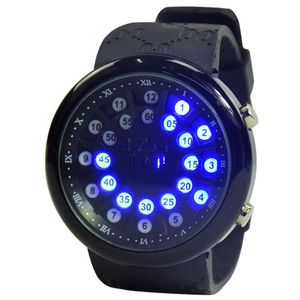 Men Luminous Fashion Electronic Watch Luxury ball electro Conception LED Digital military Sport WristWatch Mens Full Silicone Watc243v