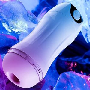 Sex Toys massager Automatic Male Masturbator Vibration Blowjob Sucking Machine Silicone Vagina Masturbation Cup Adult Goods for Men Rechargeable