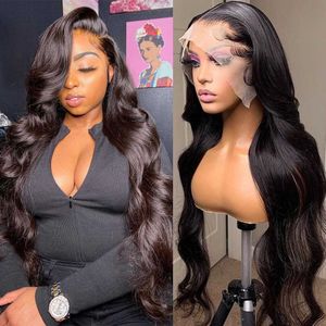 Lace Wigs 30 Inch Body Wave Front Wig Hd 13x4 Frontal Human Hair for Black Women Brazilian Pre Plucked Loose Deep 221212