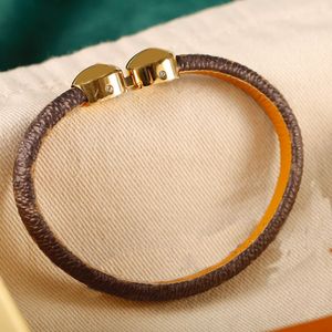 Damen-Armband mit doppelten Perlen für Paare, Liebesarmbänder, Modemarke, Unisex, Herren und Damen, bedrucktes Seil-Snap-Armband 2307046Z