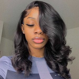 Wigs de renda onda corporal frontal cabelos humanos completos para mulheres negras 28 30 32 polegadas molhadas e onduladas HD Frontal Natural 221212