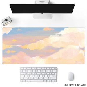 Morandi Color Mouse Pad Inst Tide Large Computador Teclado de Tabiz Longo Table Kawaii Desk para Garotas adolescentes Quarto