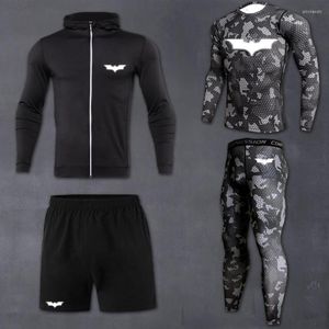 Gym Clothing Men's Camouflage Running Clothes Compression Sports Suit Leggings Body Armor Fitness Sportswear Men